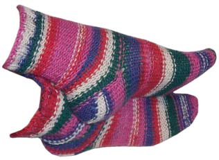 Toe Up sox knit by LynnH